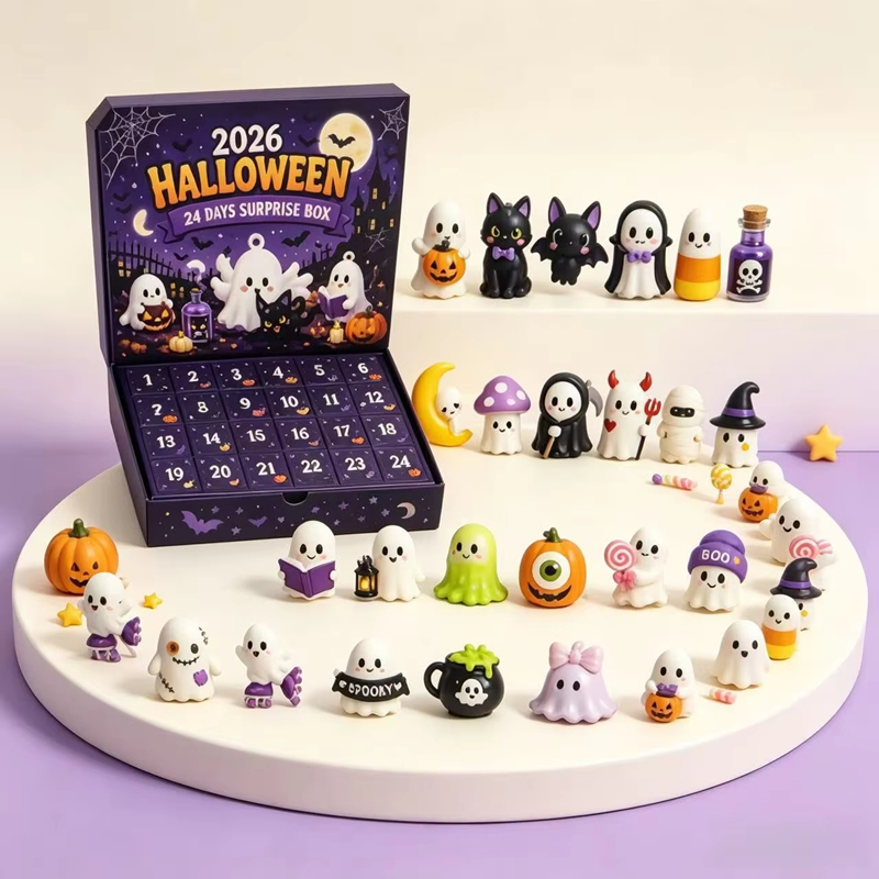 Advent Calendar Gift - 2026 Halloween Adventskalender 24 Dagen Griezelige