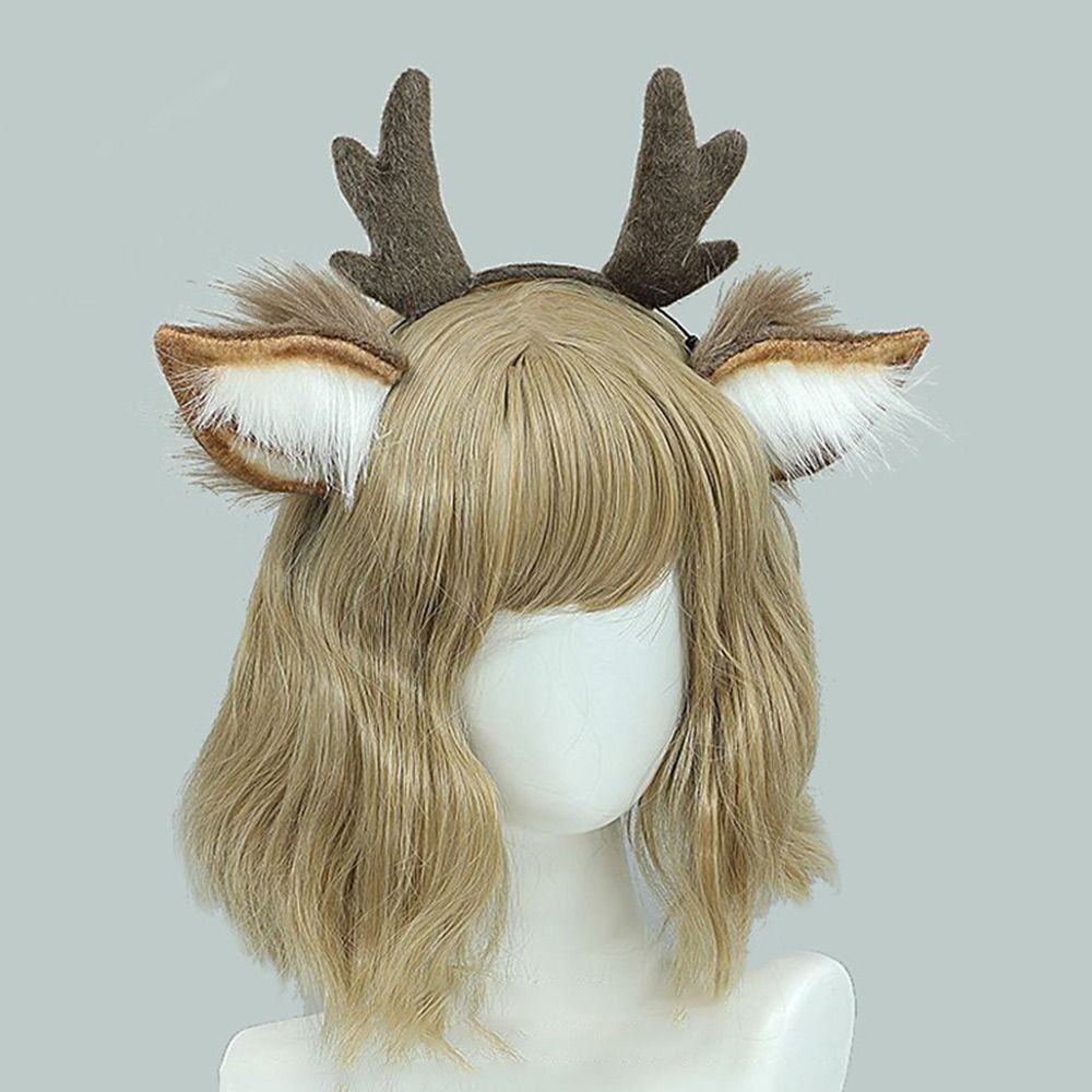 Reindeer Antlers Headband - Unisex hertenoren rendiergewei hoofdband feesthoofddeksel festival