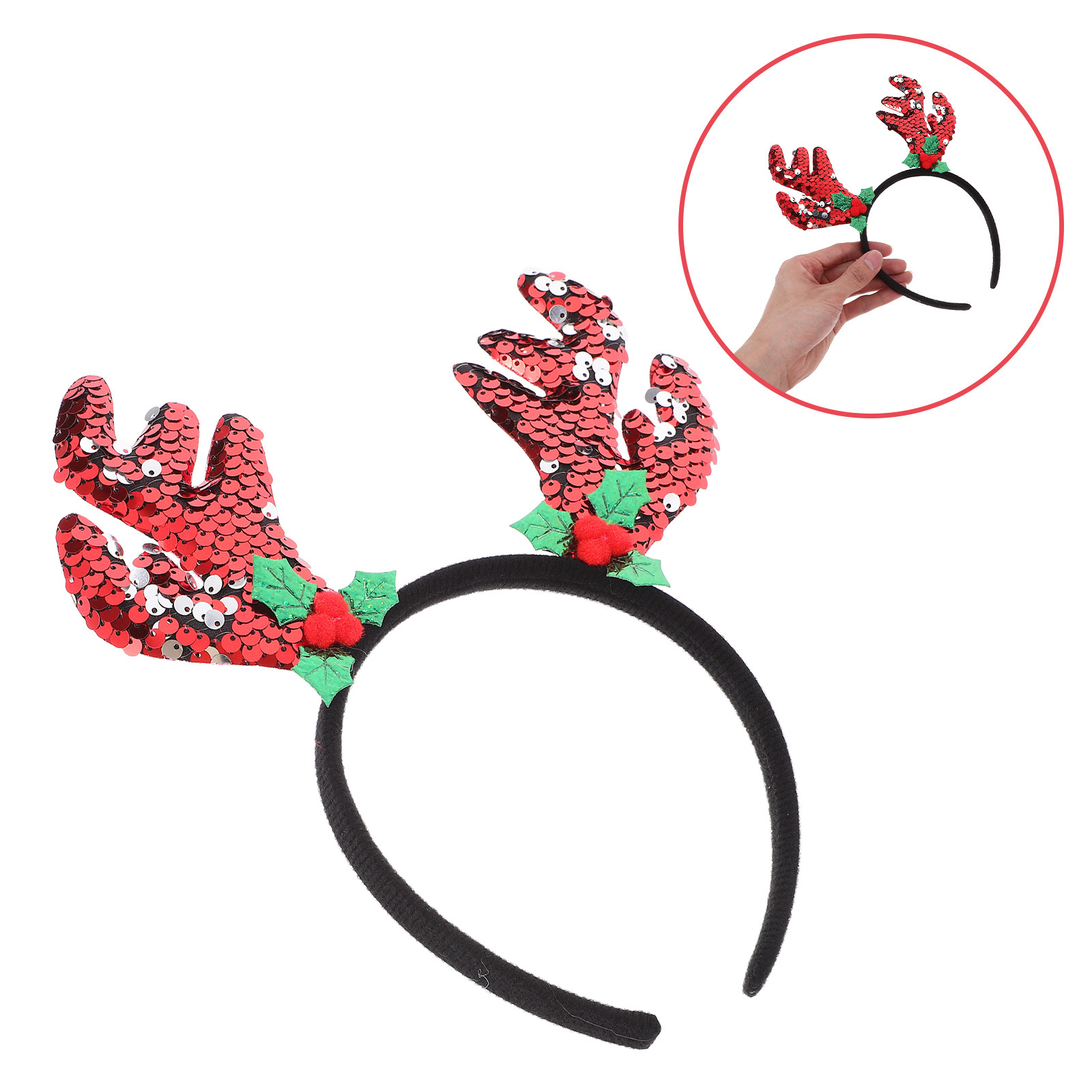 Rendiergewei Hoofdband Kerst H - Reindeer Antlers Headband recensie en prijs