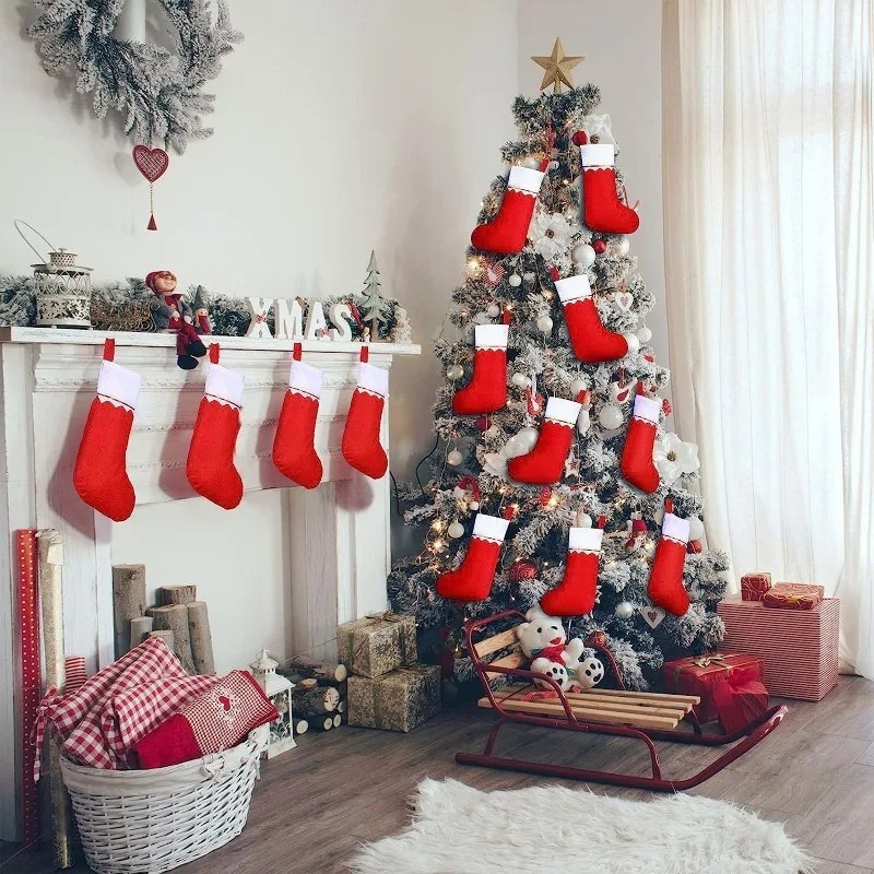 Vakantie Kerstsok Open haard H - Christmas Stocking Hanging recensie en prijs