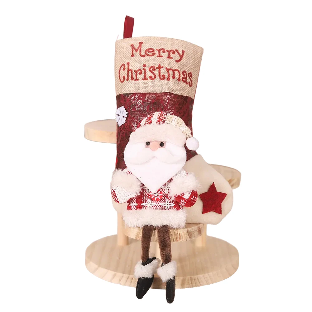 Grote kerstman-kerstsok voor h - Christmas Stocking Hanging recensie en prijs