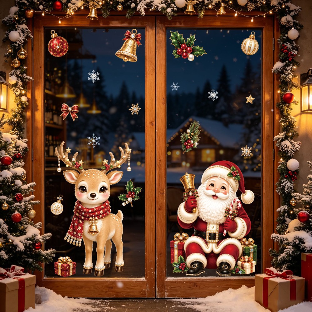 Kerstmis 2027 Nieuwe Raamstick - Snowflake Window Decal recensie en prijs