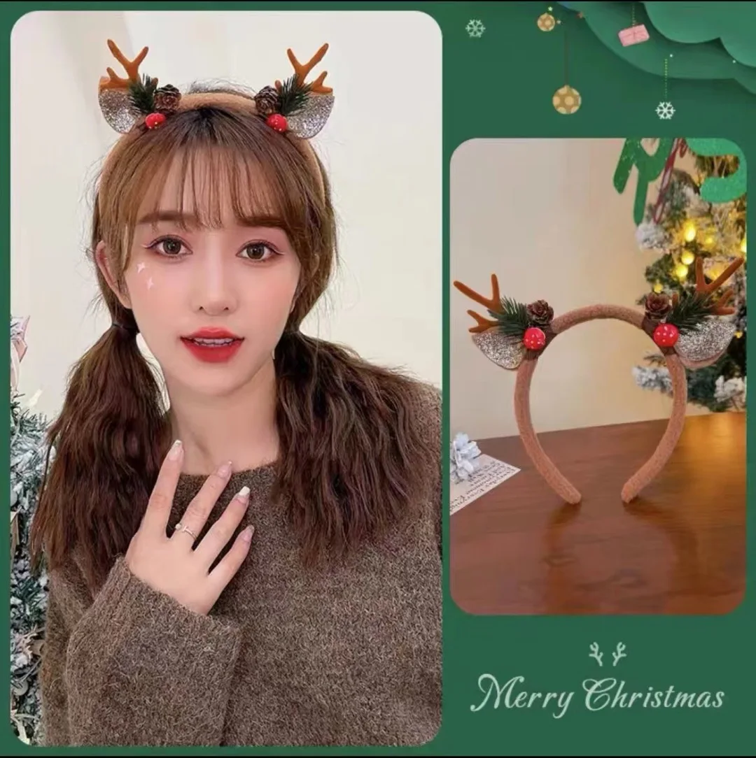 Kerst Hoofdband Rendier Gewei  - Reindeer Antlers Headband recensie en prijs