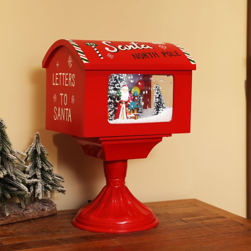 Kerstdecoratie met muziek en r - Snow Globe Musical recensie en prijs